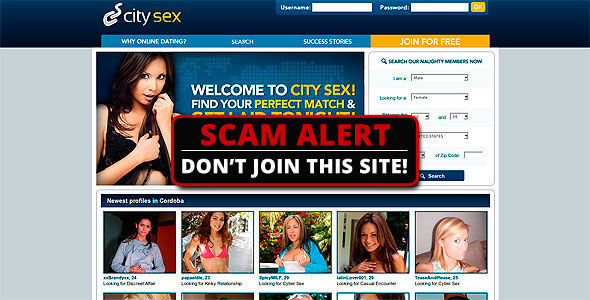 Citysex.com scam